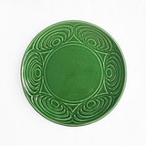 Japanese Ceramic Dinner Plate Green 24cm