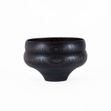 Japanese Wooden Bowl Tsumugi Hisago-Gata Black