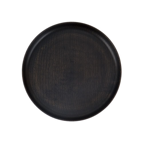 Japanese wooden plate black