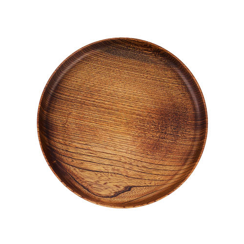 Japanese wooden plate brown