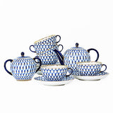 Russian tea service 14 pieces imperial porcelain lomonosov