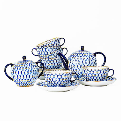 Authentic Russian Tea Sets - Imperial Porcelain Lomonosov – The Roaming ...