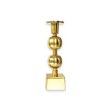 The Roaming Chair Candlestick holder Brass Candlestick Holder 'Globe'