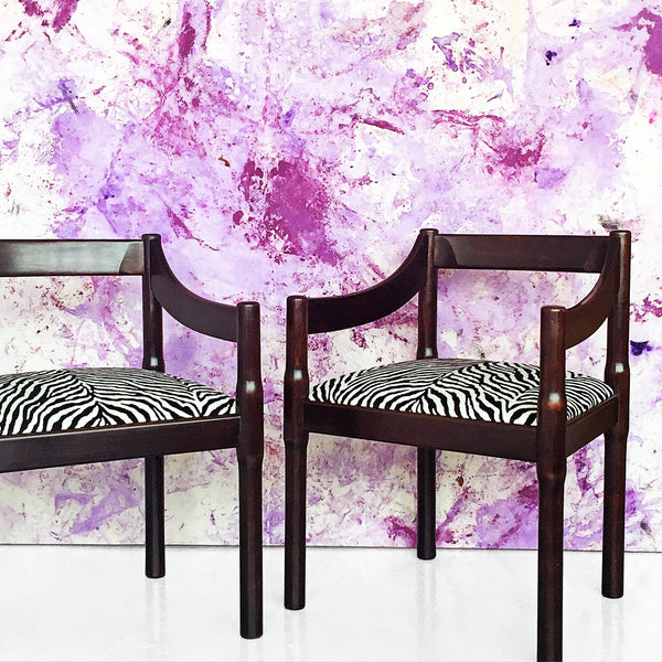 4 Vintage Magistretti 'Carimate' Chairs 1970s – The Roaming Chair