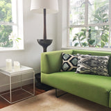 The Roaming Chair cushion Authentic Ikat Cushion Double Sided Velvet/Silk 40x50cm - Ankara