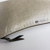 The Roaming Chair cushion Metallic Cushion Silver 30x50cm
