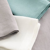 The Roaming Chair Napkin Linen Napkins Pair 47x47cm - Aqua