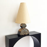 The Roaming Chair Table Lamp French Ceramic Table Lamp 1970s 53 x 45 cm